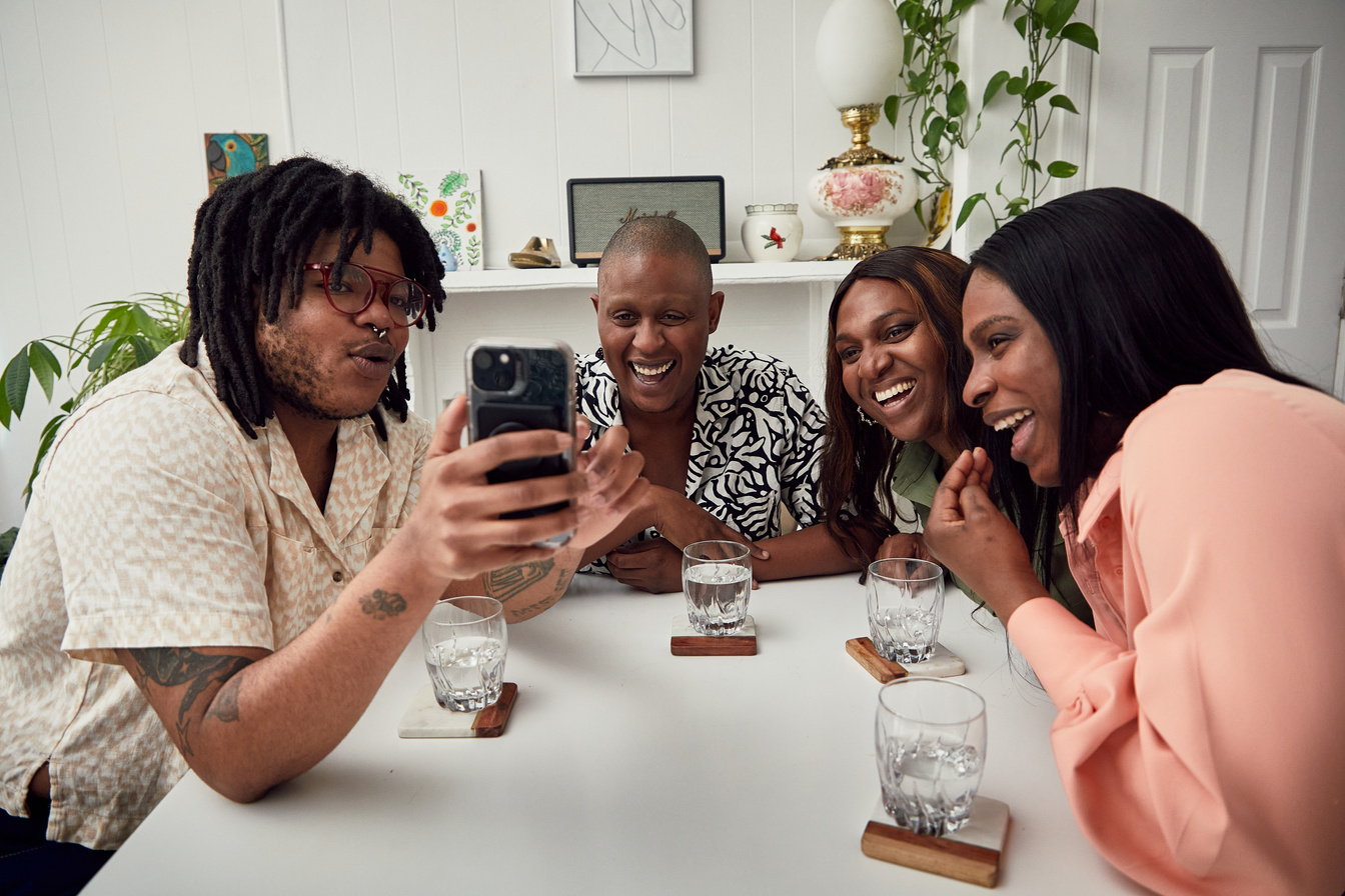 Non-Binary Friends Spending Time Together